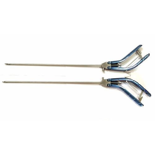 Laparoscopy Needle Holder Curved Titanium Left Right