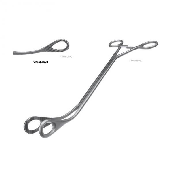 Foerster Forceps Cwd oval serrated jaws
