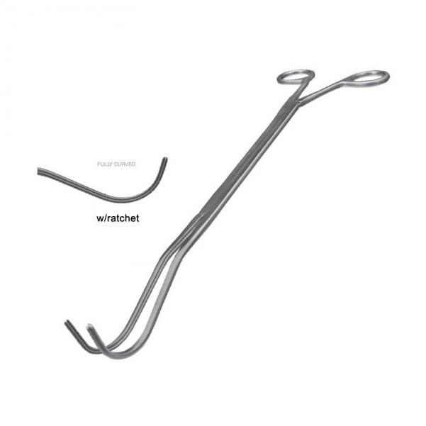 Harken #2 Clamp 1×2 DeBakey Atraumatick jaws w/ratchet