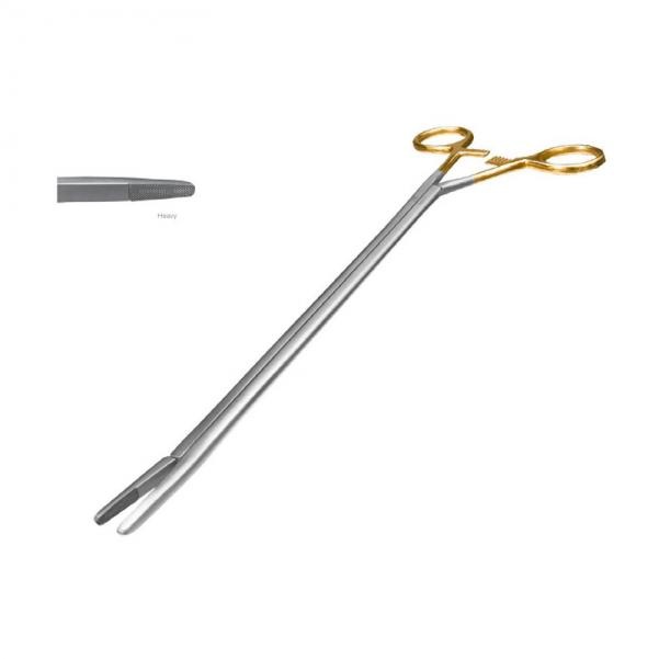 Heavy Needle Holders straight – T.C inserts, w/ratchet, 13.5cm (34cm)