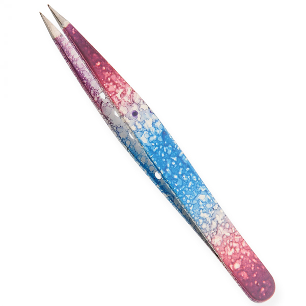 Straight/Slanted/Pointed Colored Eyebrow Tweezers