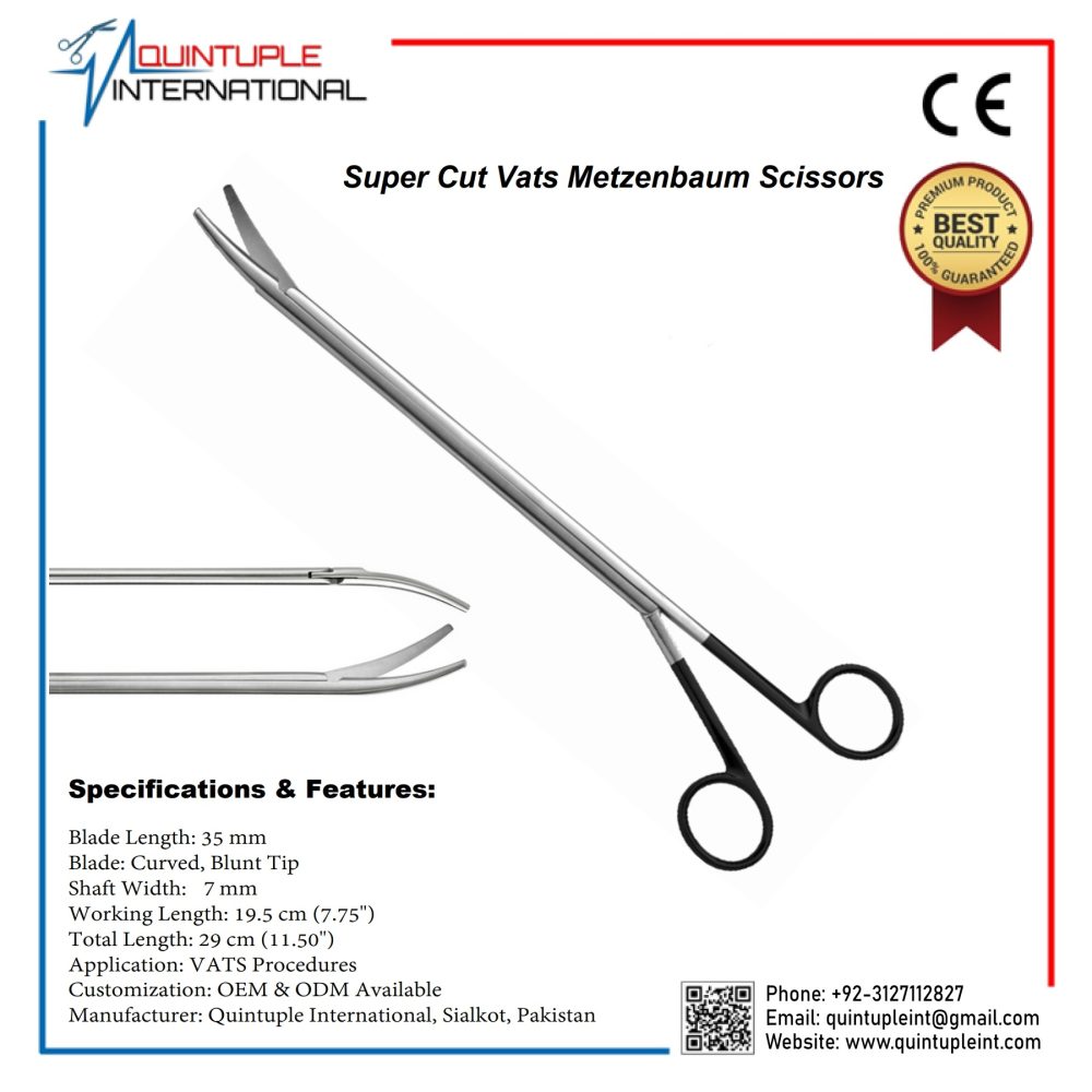 VATS Metzenbaum Scissors – Quintuple International